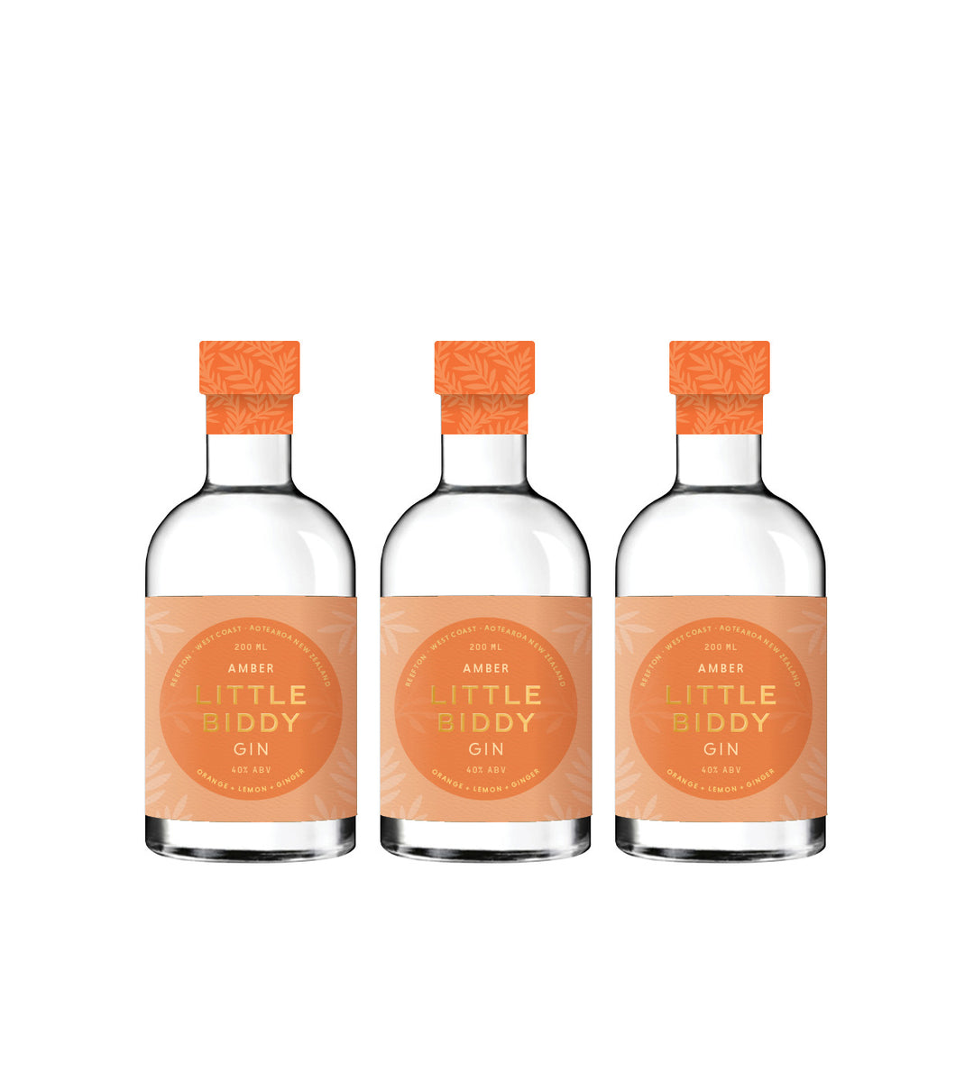 Little Biddy Gin – Amber, 200ml Set