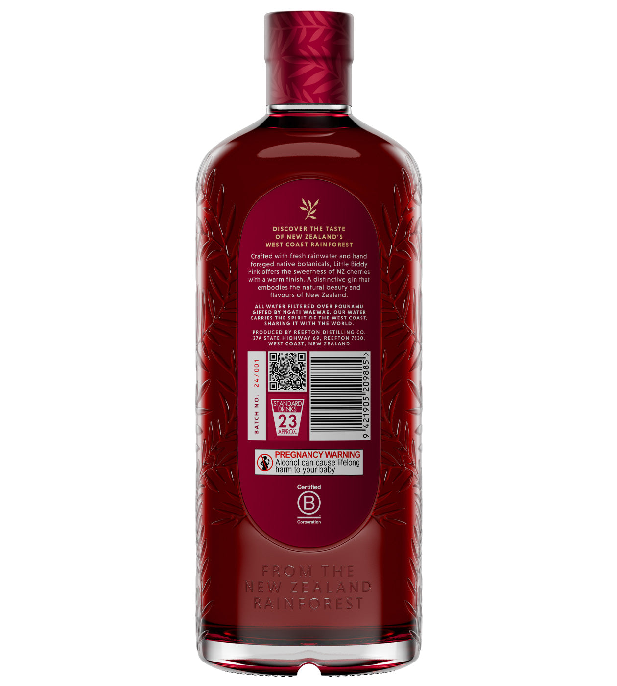 Little Biddy Gin - Pink, 700ml – Reefton Distilling Co.