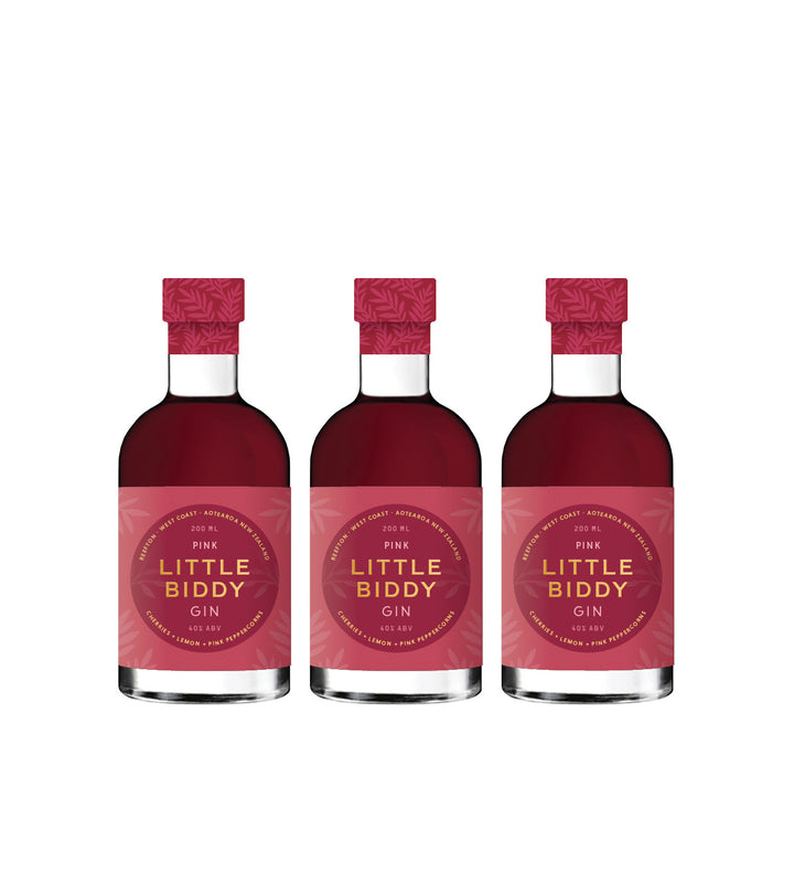 Little Biddy Gin – Pink, 200ml Set