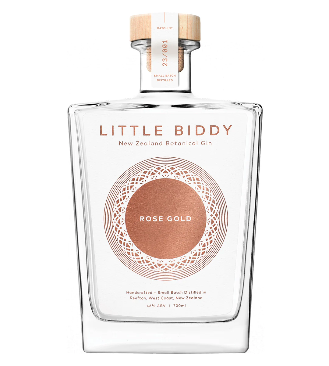 Little Biddy Gin - Rose Gold, 700ml - CASE