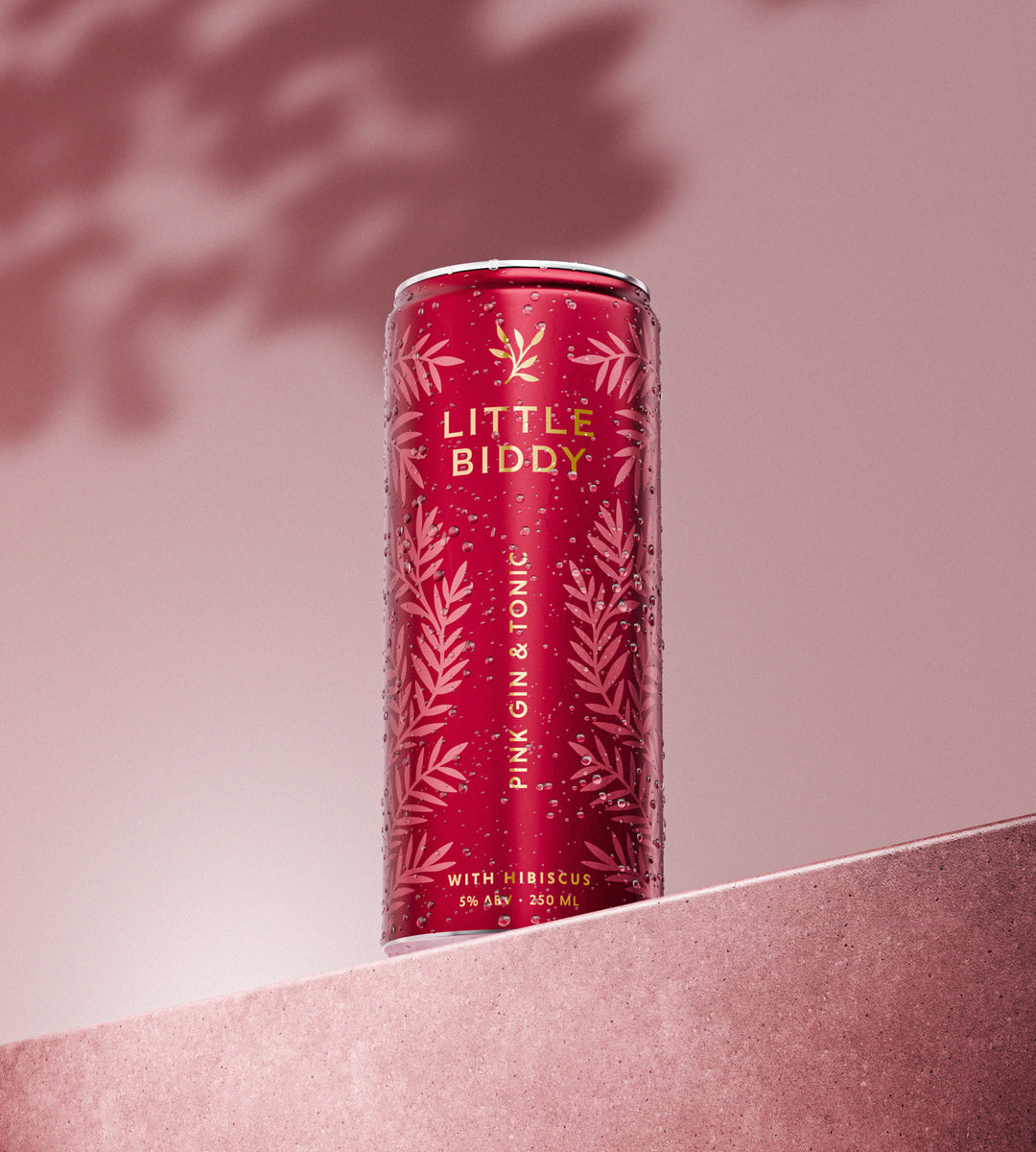 Little Biddy – Pink Gin & Tonic with Hibiscus, 250ml (6x4 Pack)